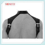  Gorgeous Leather Chest Harness BDSM Outfit 