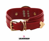  Dangling Leather Neck Collar 