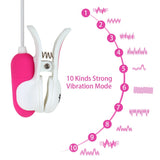  Vibrating Bunny Nipple Stimulator Toys 