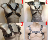  Men's Cosplay Perfect Bondage Harness 