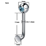  Internally Threaded Titanium VCH Piercing Jewelry 