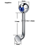  Internally Threaded Titanium VCH Piercing Jewelry 