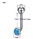  Internally Threaded Titanium VCH Piercing Jewelry 