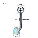  Internally Threaded Titanium VCH Piercing Jewelry 