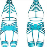  Goth Fantasy Body Cage Harness 