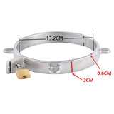  Stainless Permanent Slave Collar 
