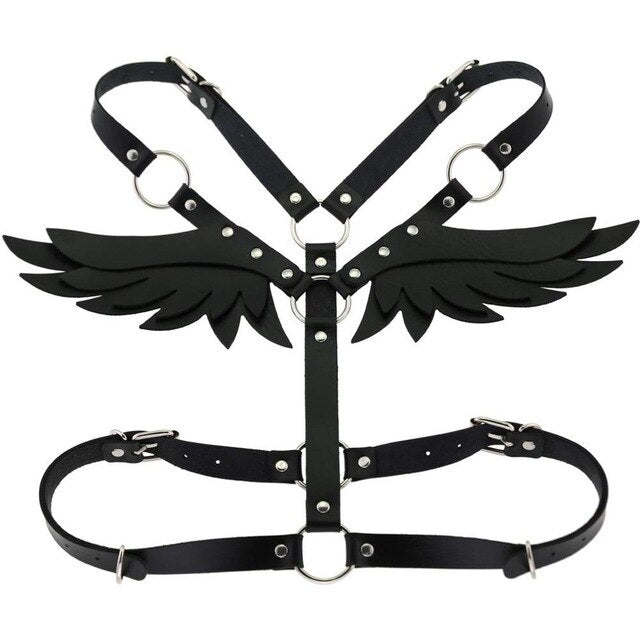 Angel Wings Fetish Harness